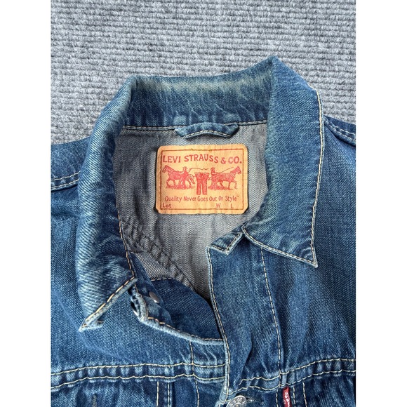 Levi's Jackets & Blazers - Levi's Denim Trucker Jacket unisex Large Blue Good Type 3 Jean Jacket 70901 1063